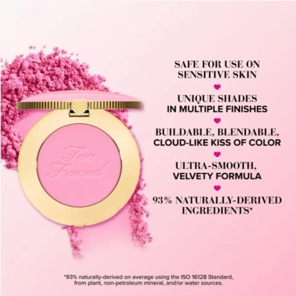Too Faced Peachy Pink Blush - Radiant Coral Cheek Color - Picture 5 of 8